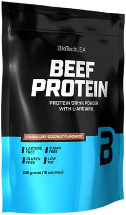 Протеин BioTechUSA Beef Protein 500 g 16 servings Chocolate Coconut - фото 2