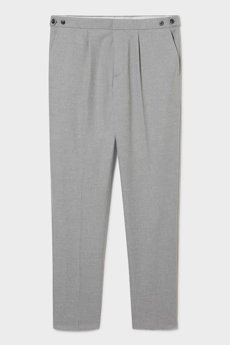 Штани C&A р. 50 Cвітло-сірий меланж (211146)