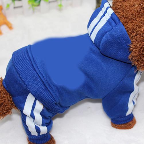 Костюм спортивний для собак Adidog на флісі та поліестері XS Синій (1C0250) - фото 4 Костюм спортивний для собак Adidog на флісі та поліестері XS Синій (1C0250) - фото 4