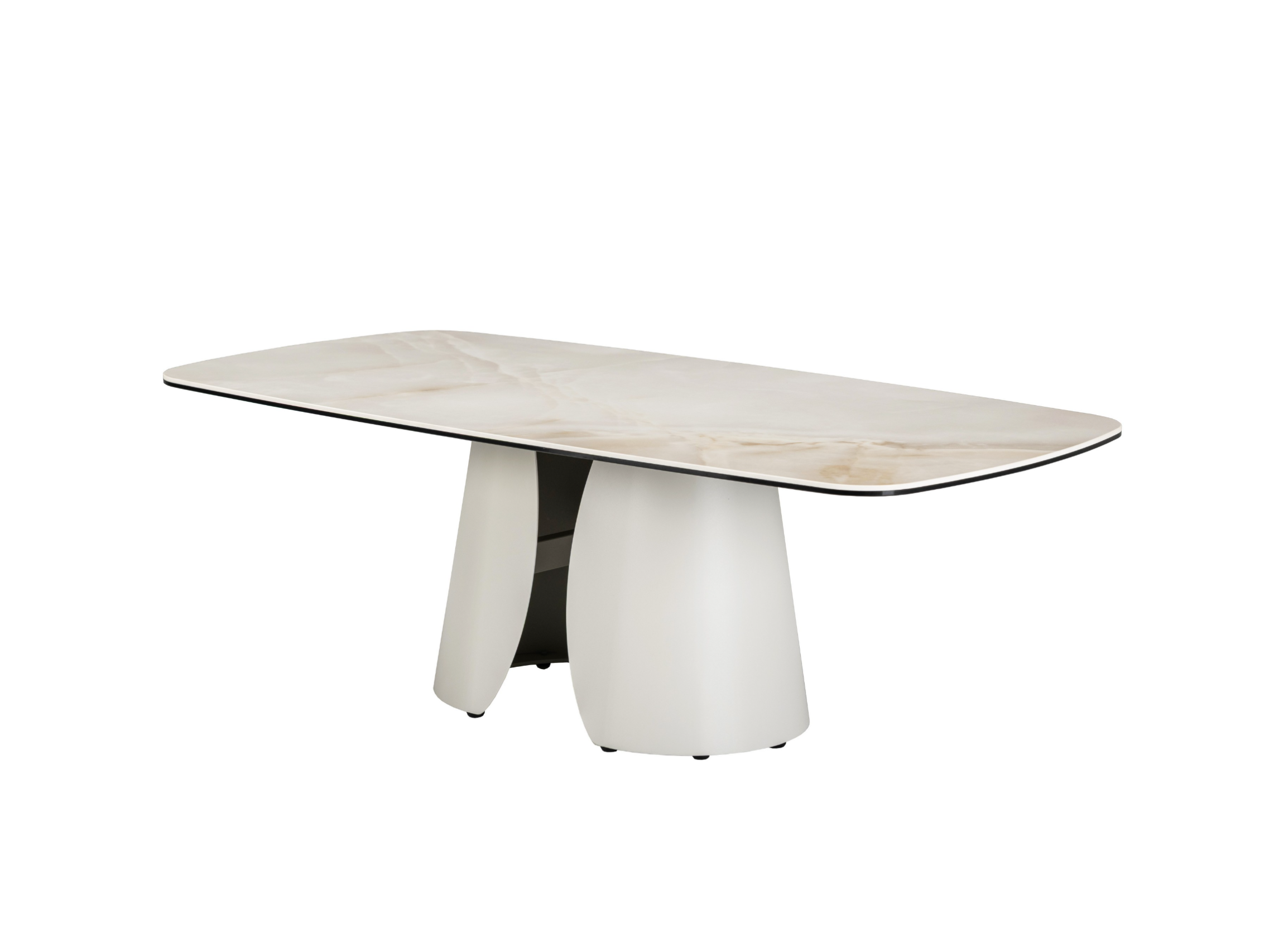 Журнальный стол Лунарио 1200х650х400 мм Айвори оникс/Айвори (30979624) - фото 7