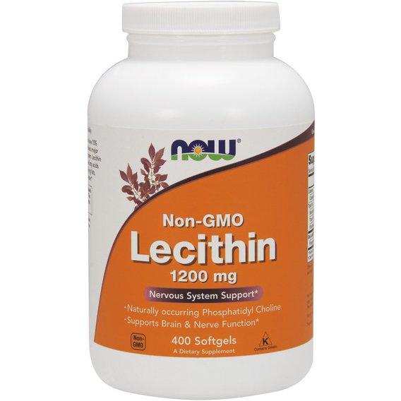 Лецитин NOW Foods Lecithin 1200 мг 400 Softgels