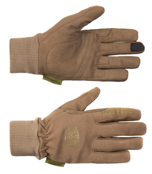Рукавички стрілецькі MPG польові демісезонні з сенсорним пальцем L Койот - фото 2