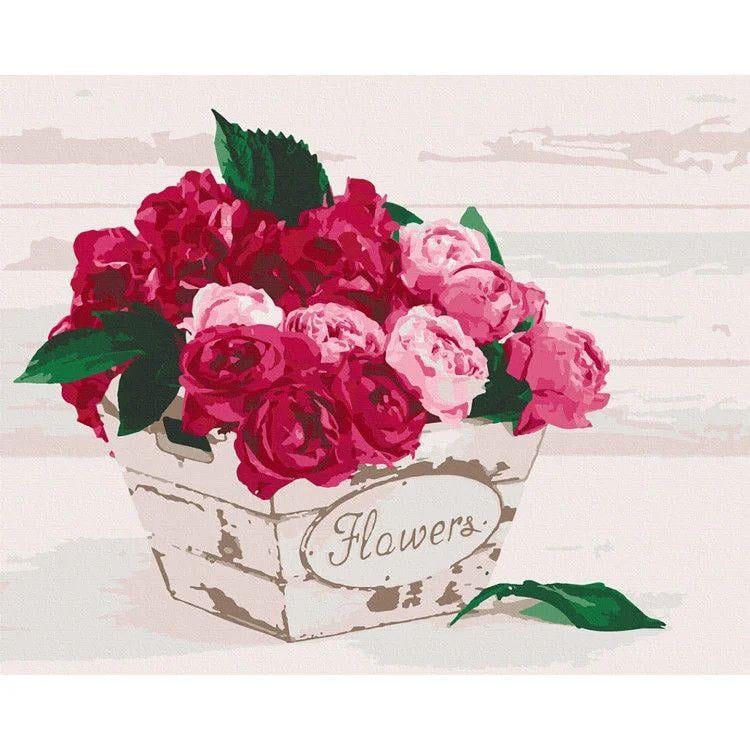 Картина за номерами Art Craft Flowers box 40х50 см (12151-AC) Картина за номерами Art Craft Flowers box 40х50 см (12151-AC)