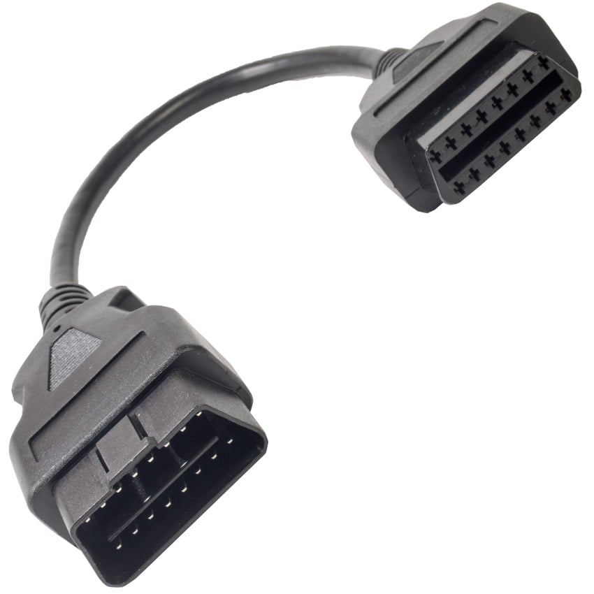 Переходник диагностический CARPRIE OBD-2 16 pin F на 16 pin M