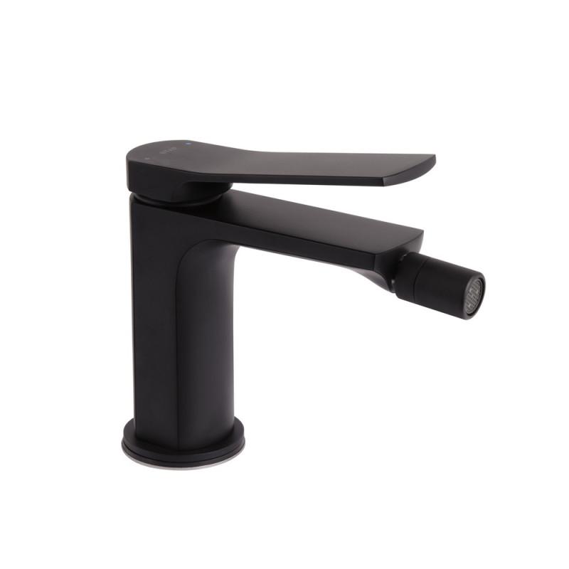Смеситель для биде Qtap Slavonice Black Matt (QTSLA255BLM45922)