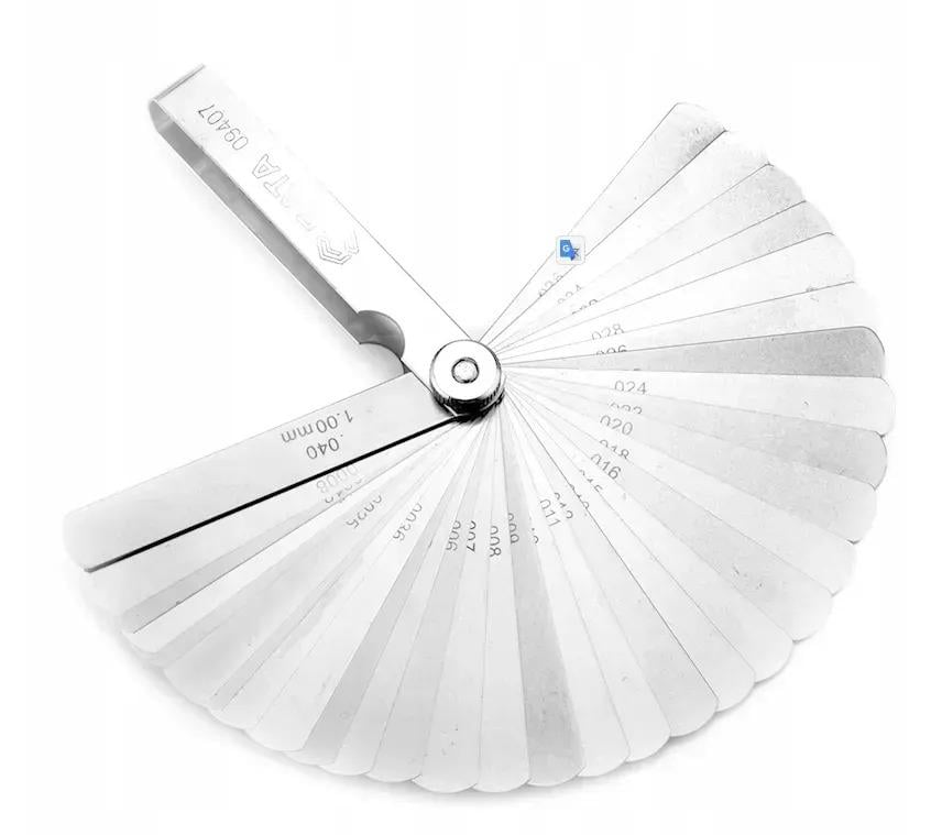 Щупы замерные лепестковые для зазоров SATA 09407 0.02-1 мм 32 шт. (14116346592)