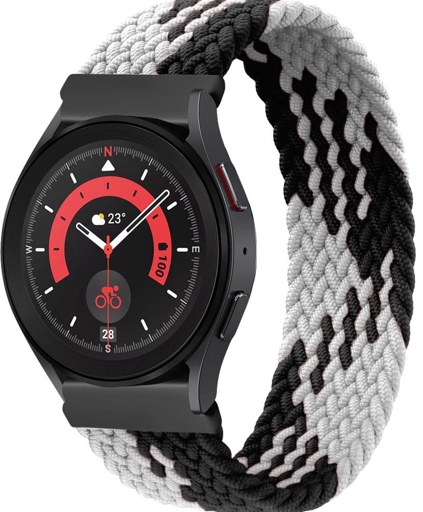 Ремінець Solo Loop Multi для Galaxy Watch 5 Pro 135 мм Black/White (29671-1E)