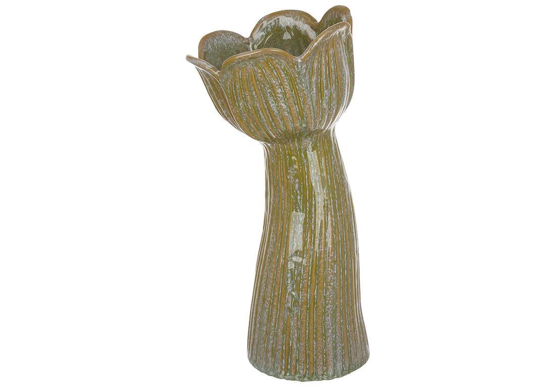 Ваза керамическая Tulip 14x13x32 см (148-015)