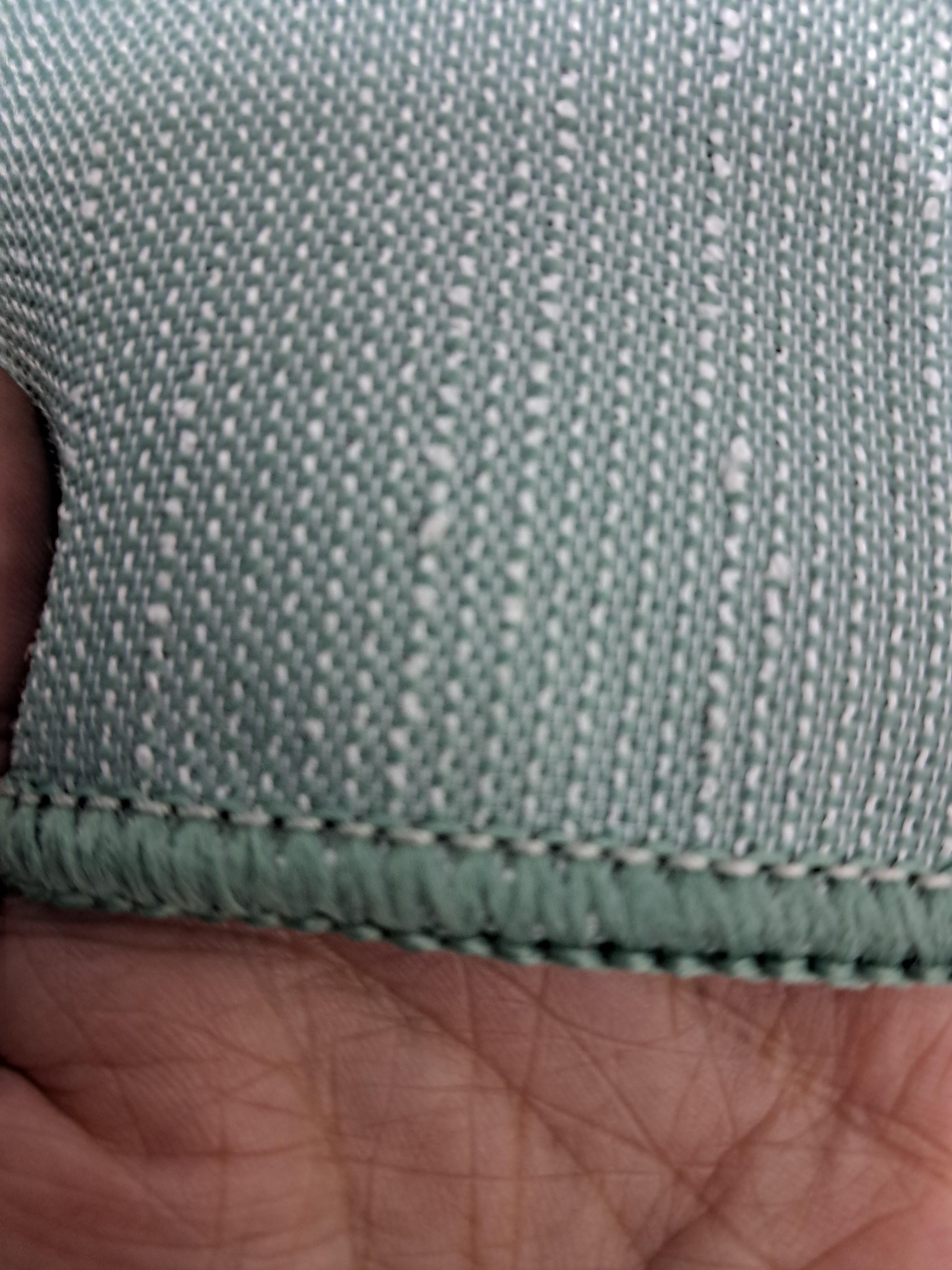 Гардина из искусственного льна Полоска с сеткой 300х270 см Зеленый/Белый - фото 3 Гардина из искусственного льна Полоска с сеткой 300х270 см Зеленый/Белый - фото 3