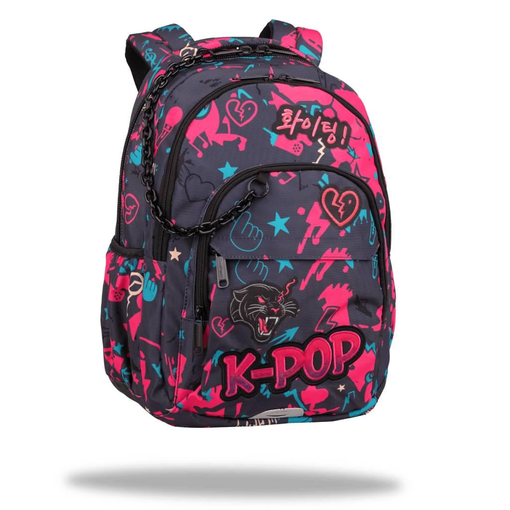 Рюкзак CoolPack BASIC PLUS K-POP 21 л 43х30х19 см Black (F003036)