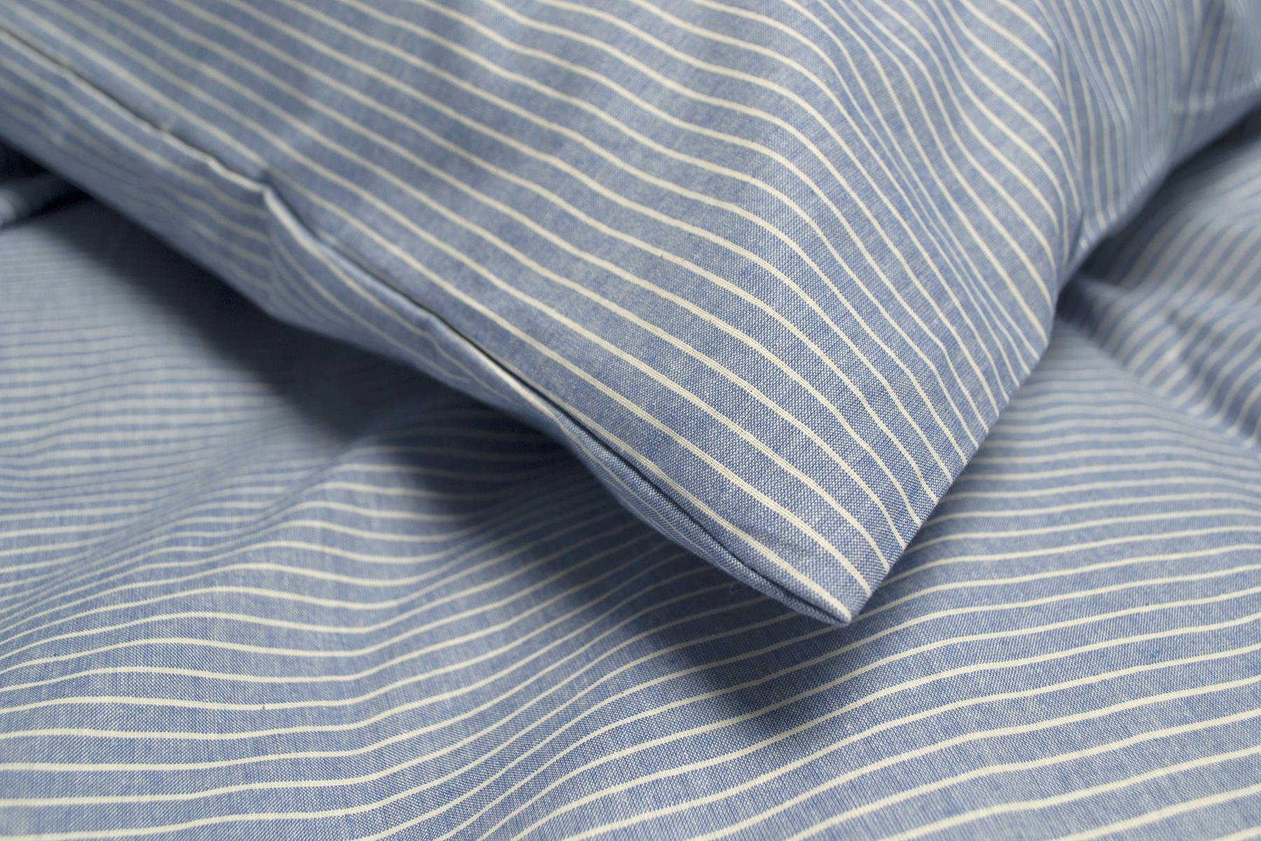 Комплект постельного белья Lotus Home Premium Percale Stripe евро Синий (26668177) - фото 6 Комплект постельного белья Lotus Home Premium Percale Stripe евро Синий (26668177) - фото 6