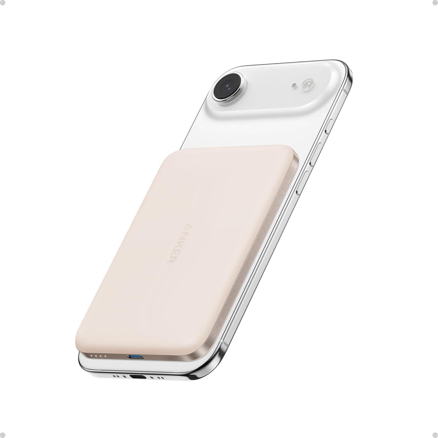Повербанк магнитный Anker Nano Ultra-Slim 5000 mAh MagGo Qi2 15W Ultra-Fast MagSafe для iPhone Air/17/16/15 Sand Brown (34119387) Повербанк магнитный Anker Nano Ultra-Slim 5000 mAh MagGo Qi2 15W Ultra-Fast MagSafe для iPhone Air/17/16/15 Sand Brown (34119387)