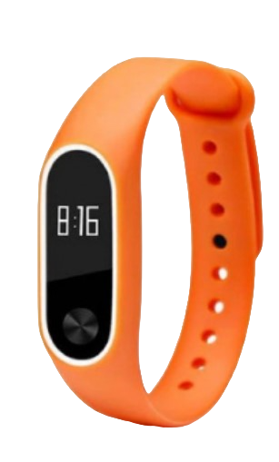 Ремешок для Xiaomi Mi Band 2 Sport Orange/White (19201371)