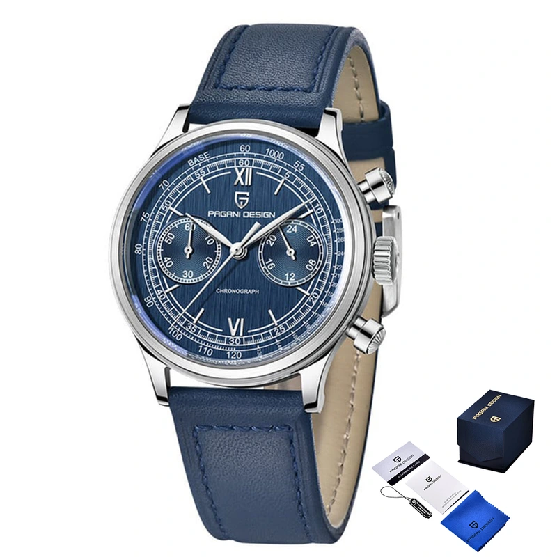 Наручний годинник Pagani Design PD-1739 Silver/Blue