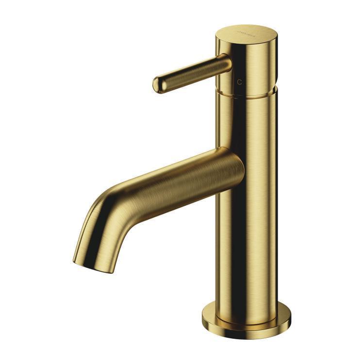 Смеситель для раковины Omnires Y Brushed Brass (Y1210NBSB) Смеситель для раковины Omnires Y Brushed Brass (Y1210NBSB)