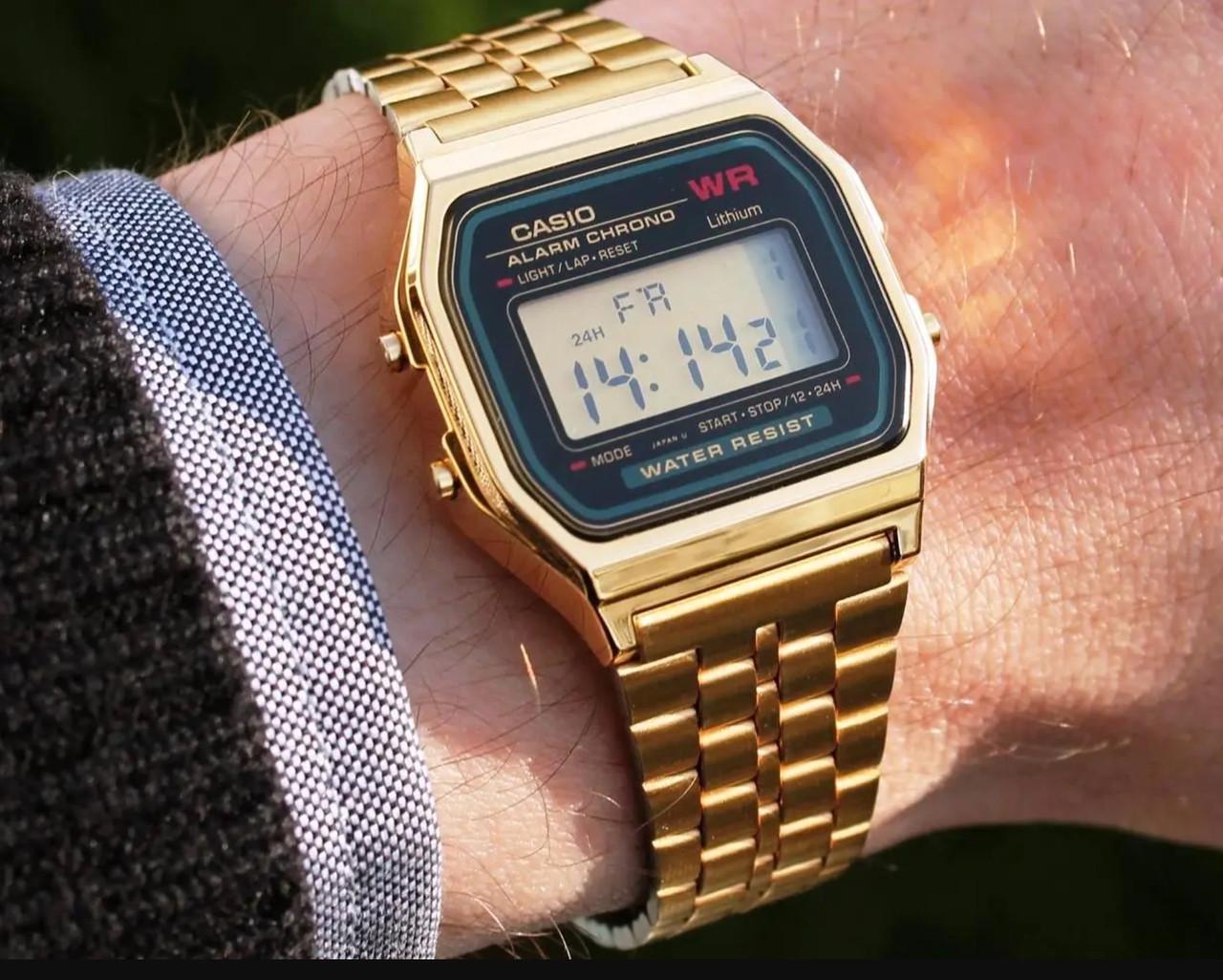 Наручний годинник чоловічий Casio VINTAGE ICONICA 159WGEA-1DF вінтажний (2457939909) - фото 5 Наручний годинник чоловічий Casio VINTAGE ICONICA 159WGEA-1DF вінтажний (2457939909) - фото 5