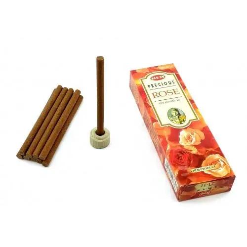 Пахощі пилкові Нім Precious Rose Dhoop безосновні 25 г (3734)