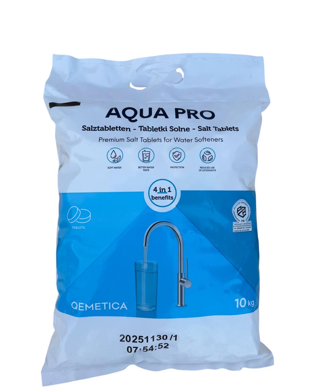 Соль таблетированная для систем очистки воды Aqua Pro 10 кг (31260367)