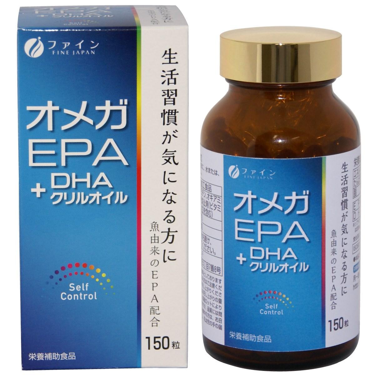 Комплекс Омега-3 Fine Japan Omega EPA+DHA 150 капсул (2387697054)