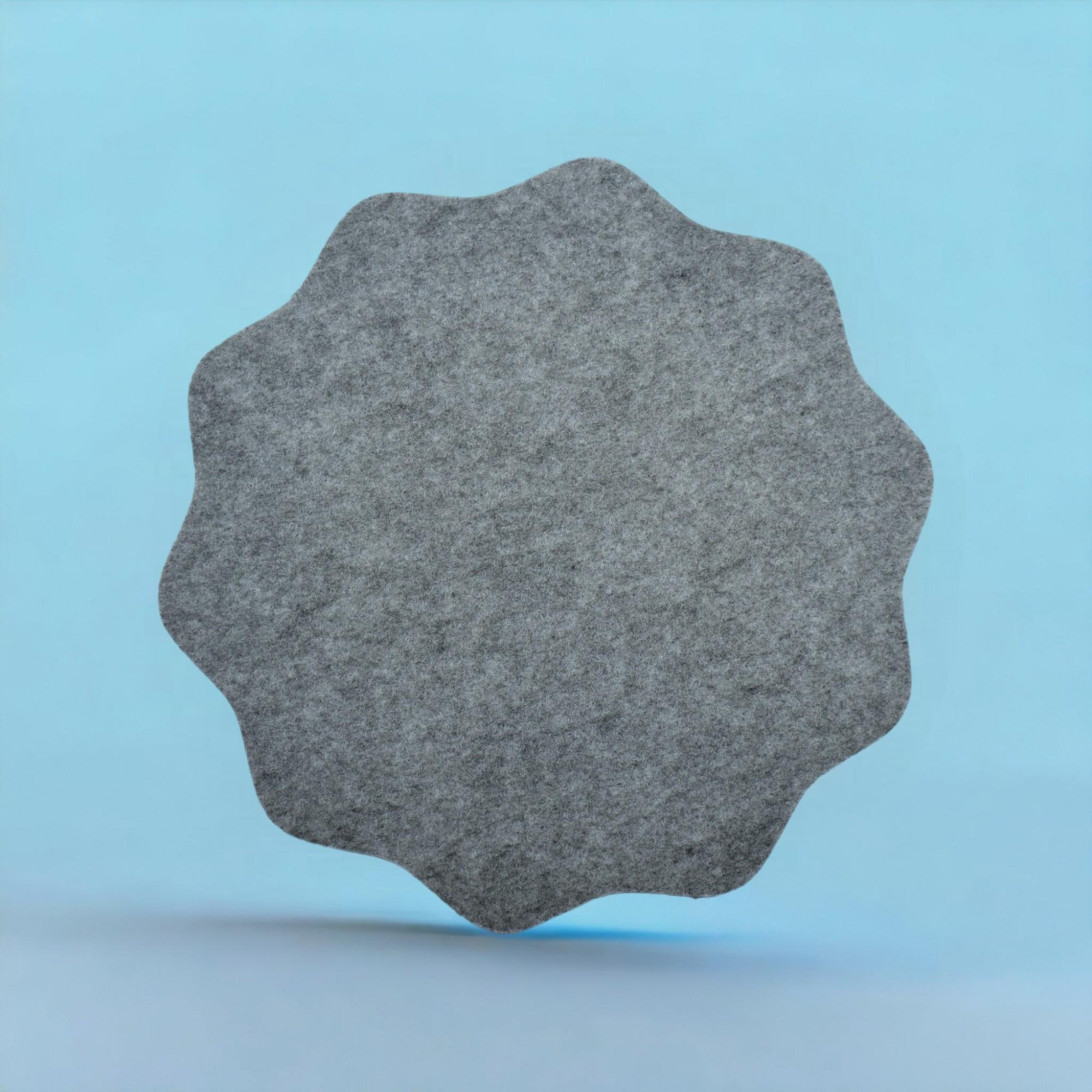 Кругла підставка під гаряче 23x23 см Сірий (Anthracite-1401)