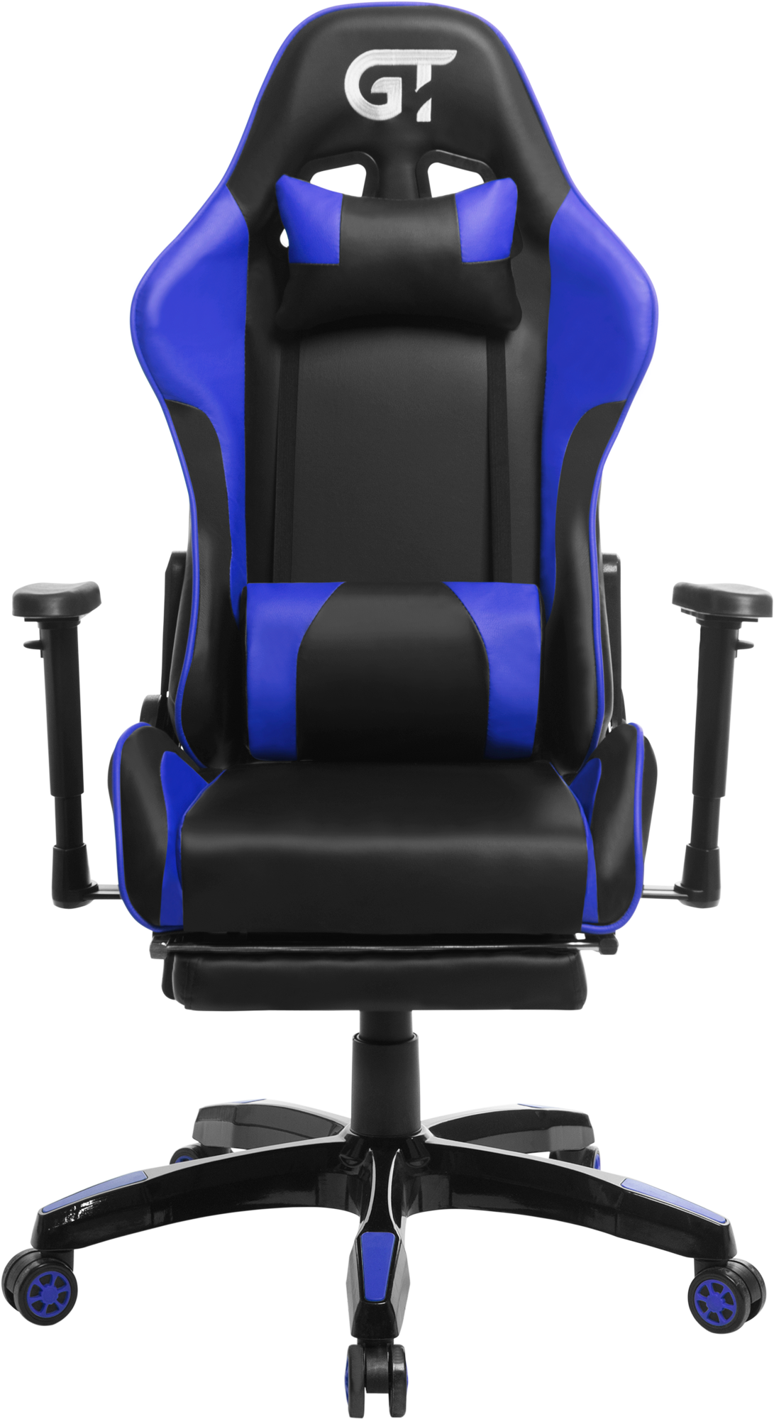 Кресло геймерское GT Racer X-2525-F Black/Blue