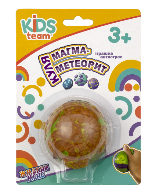 Игрушка-антистресс шар Kids Team Магма-метеорит Оранжевый (GS-236-A-42)