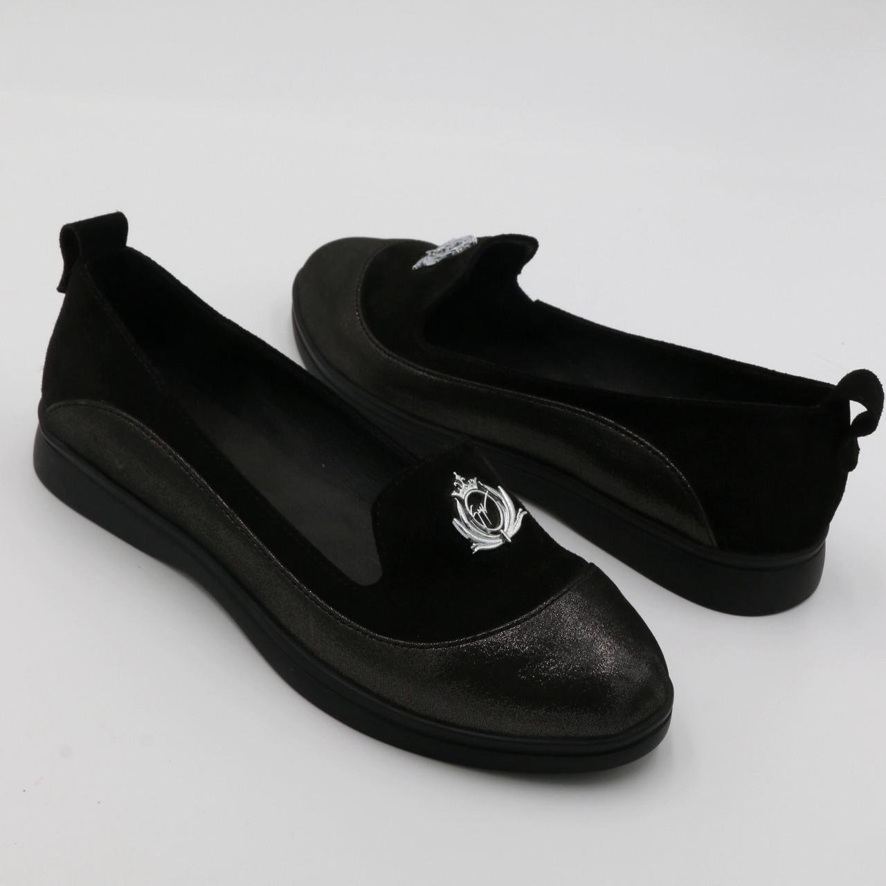 Туфли женские Medium кожа/замша р. 37 (1268 с) - фото 2