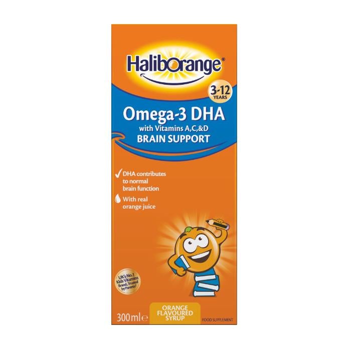 Омега жирные кислоты для детей Haliborange Omega-3 DHA + Vits A C & D Brain Support 300 мл Апельсин (21212-01) Омега жирные кислоты для детей Haliborange Omega-3 DHA + Vits A C & D Brain Support 300 мл Апельсин (21212-01)