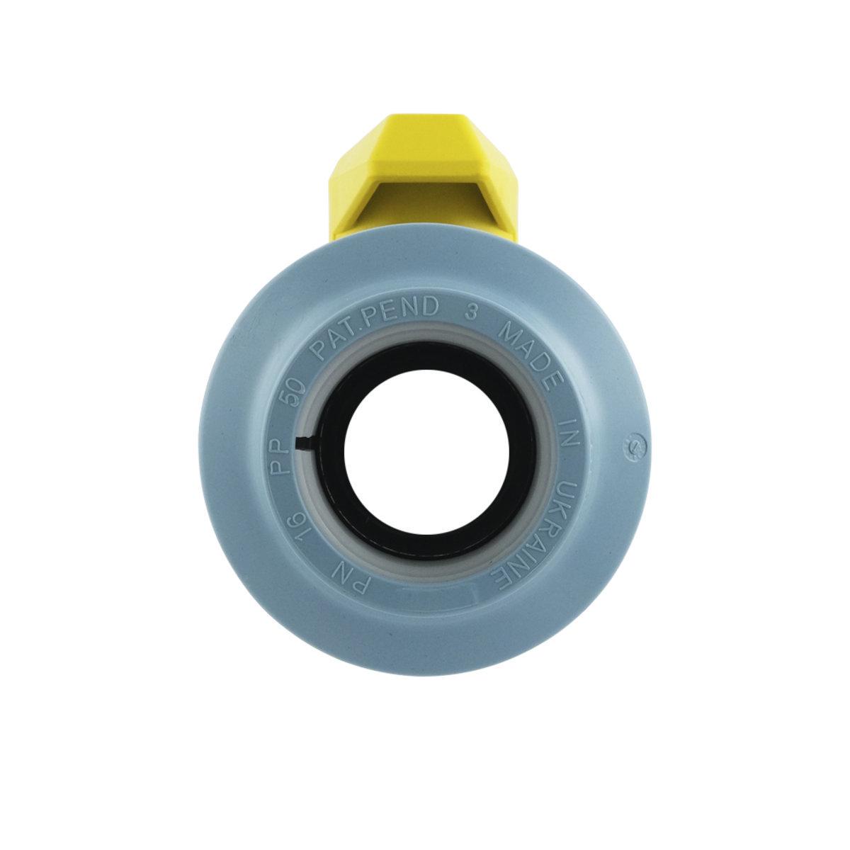 Кран кульовий SantehPlast ПНД 50 мм 1-1/2" (83938) - фото 3