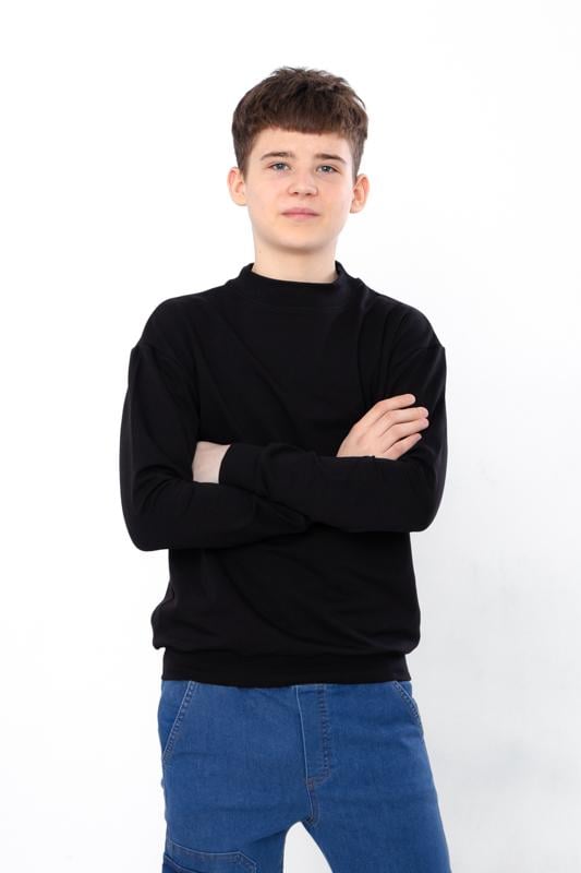 Світшот для хлопчика Носи Своє 122 см Чорний (6344-057-4-v6)