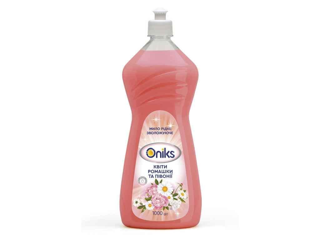 Мыло жидкое ONIKS увлажняющее 1 л Ромашка и пион (855187)