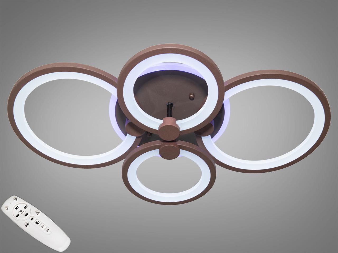 Люстра потолочная с димером LED 8022/4CF 3col dim (2437589312)