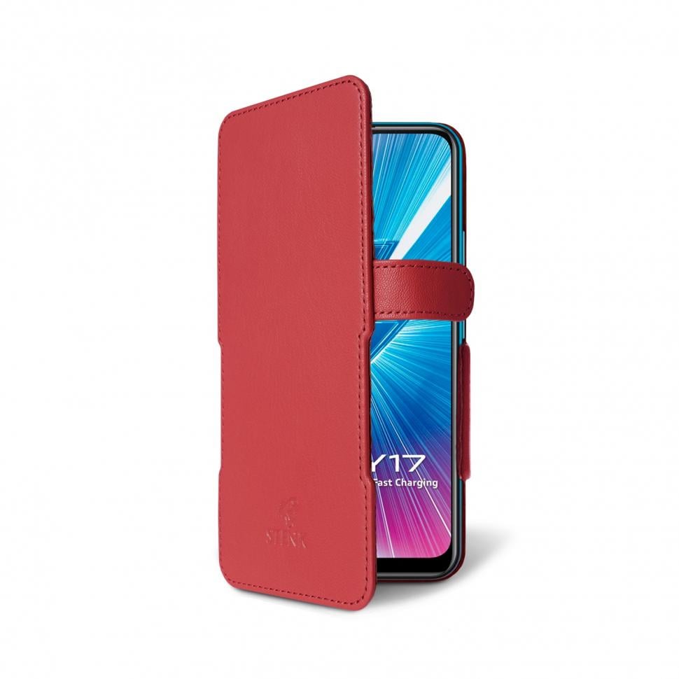 Чехол книжка Stenk Prime для Vivo Y17 Красный (63765)