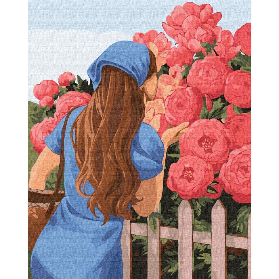 Картина по номерам Идейка Ароматные пионы 40x50 см (KHO4991)