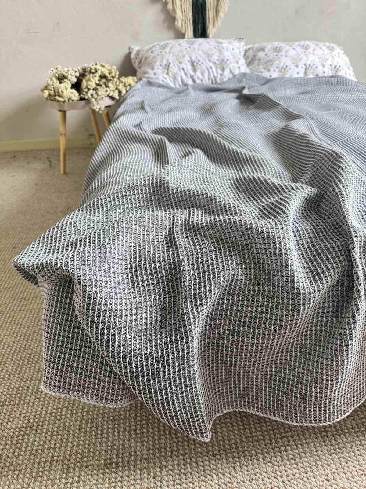 Простыня вафельная ZEINTEX хлопчатобумажная 200х220 см Черный (26417529) - фото 4 Простыня вафельная ZEINTEX хлопчатобумажная 200х220 см Черный (26417529) - фото 4