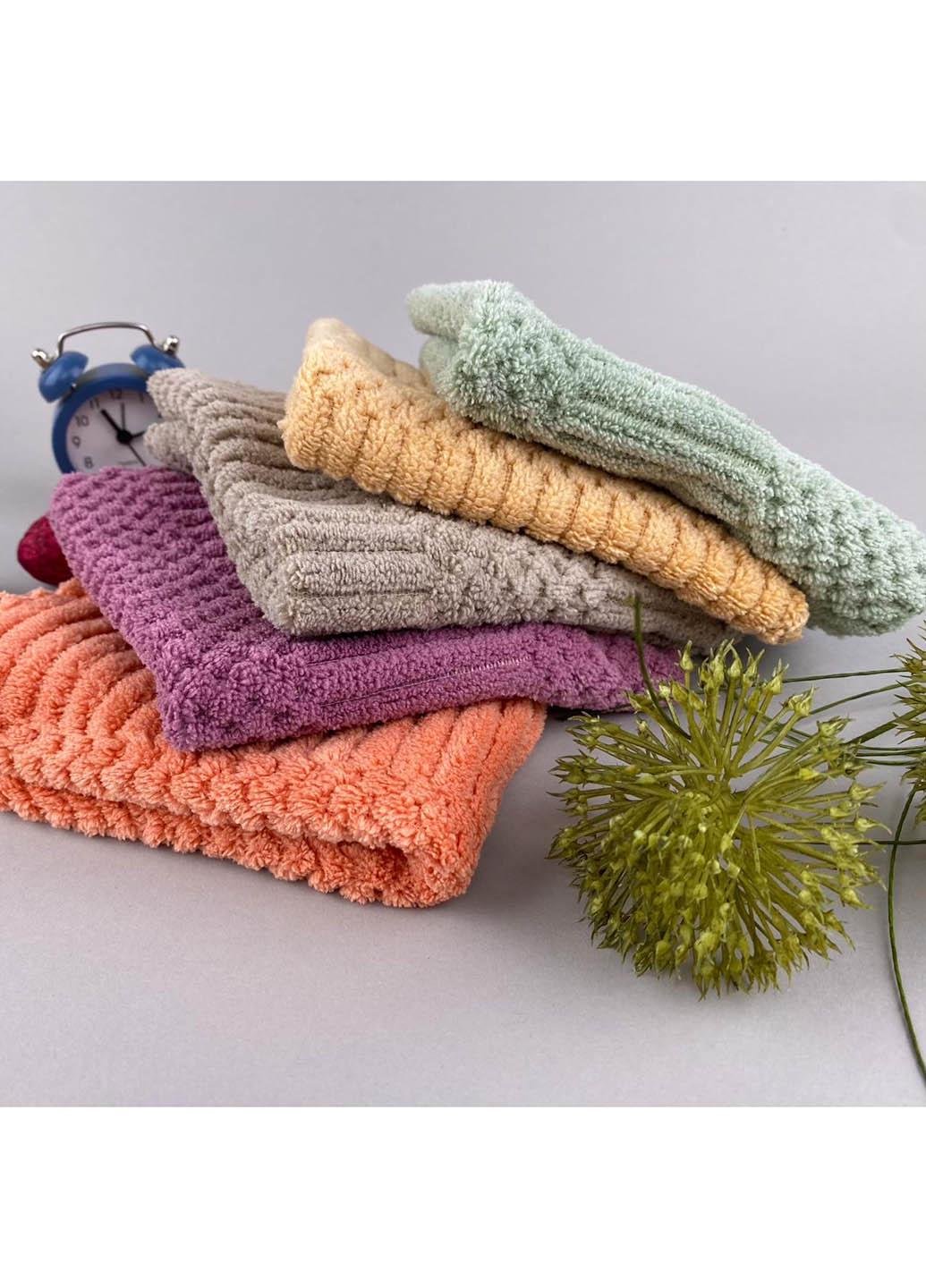 Набор кухонных салфеток микрофибра 5 шт. 30х30 см (824)