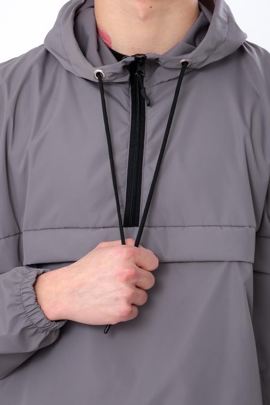 Анорак чоловічий демісезонний Носи Своє XL Сірий (15263) - фото 6 Анорак чоловічий демісезонний Носи Своє XL Сірий (15263) - фото 6