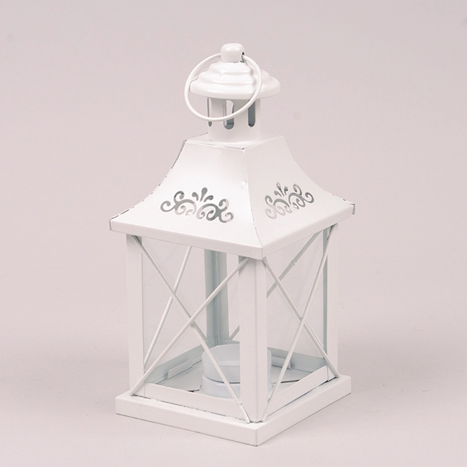 Подсвечник-фонарь металлический CL-852S (45428)