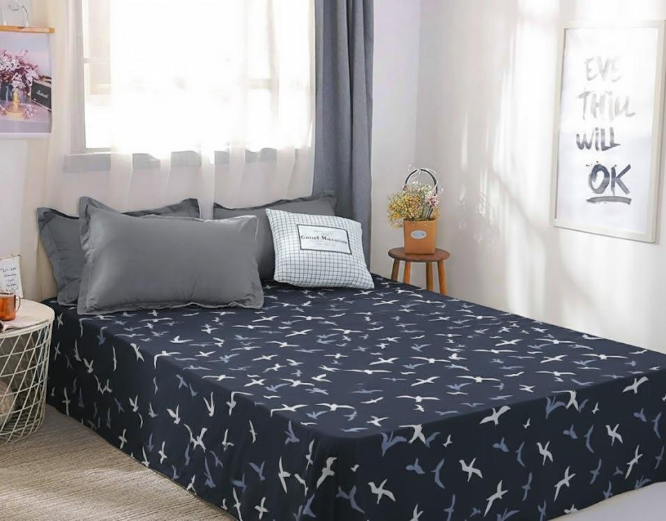 Простынь бязь Zastelli Birds on Blue Front 220х240 см Простынь бязь Zastelli Birds on Blue Front 220х240 см