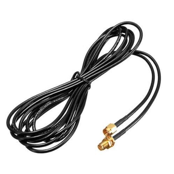 Коаксиальный кабель удлинитель Wi-Fi RP to SMA антенна 3 м Black (313279) Коаксиальный кабель удлинитель Wi-Fi RP to SMA антенна 3 м Black (313279)