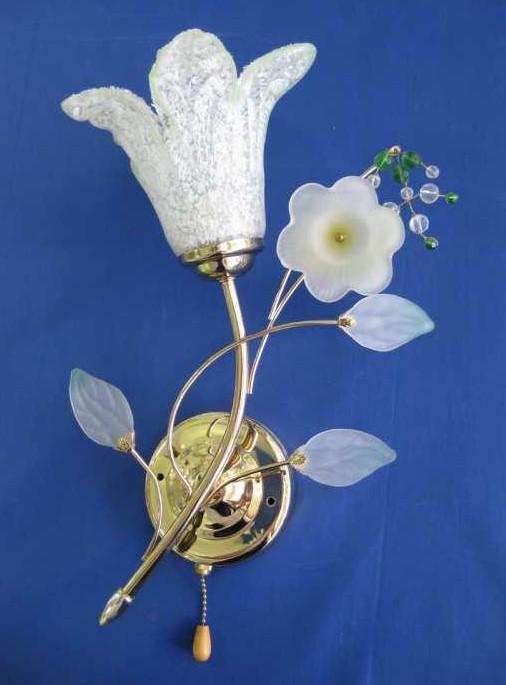 Бра с плафонами Ray B70121/1W AB Белый (IR005054)