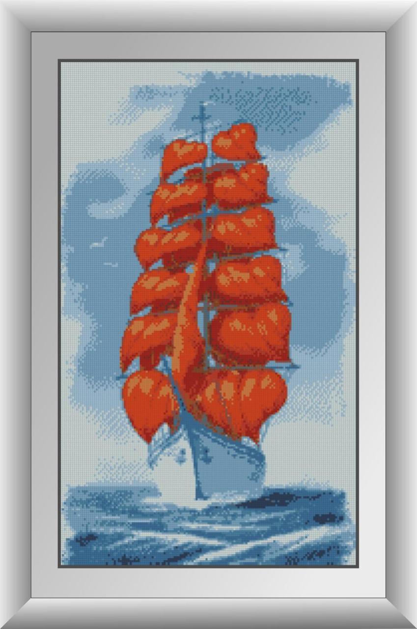 Алмазная мозаика Dream Art Корабль любви 37х63 см (DA.30158)