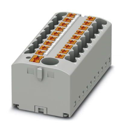 Розподільний блок Phoenix Contact PTFIX 6/18X2,5 GY 450В 24A Push-in Сірий (3273374)