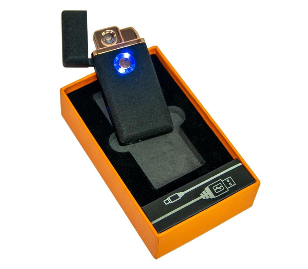 Зажигалка электроимпульсная с USB Lighter TH 705 (1008148-Black-1)