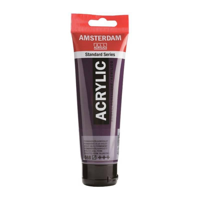 Акриловая краска Amsterdam Royal Talens 120 мл 568 Пермутровый сине-фиолетовый (Az1-8712079158422)