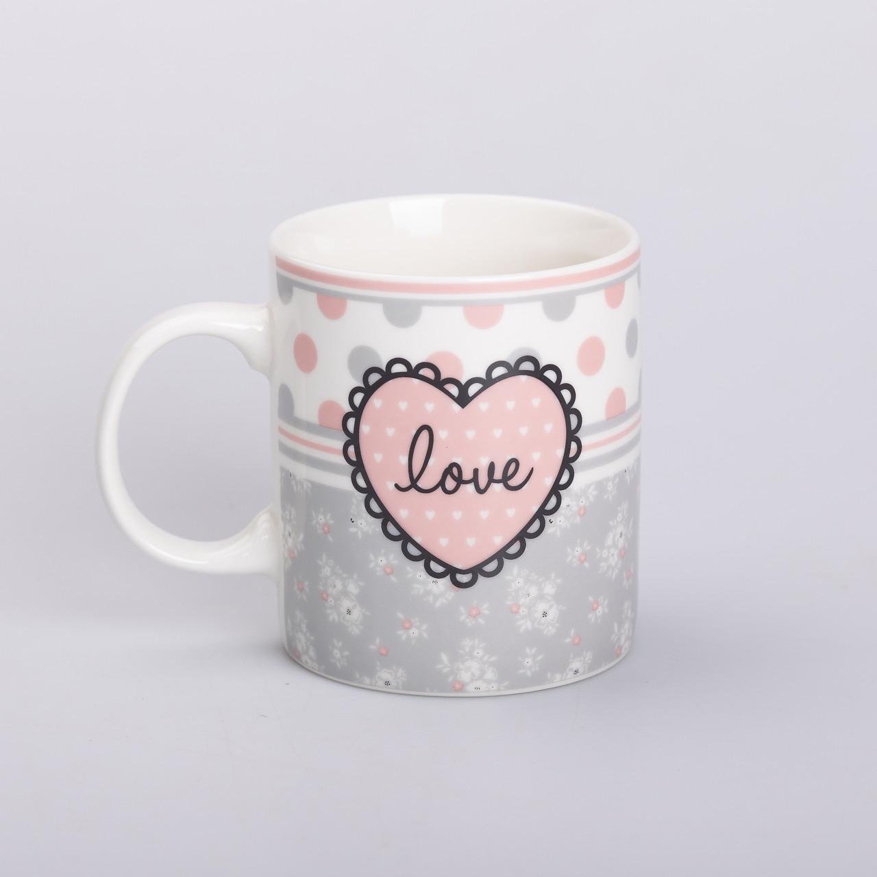 Кружка керамическая для кофе и чая 400 мл (5742)