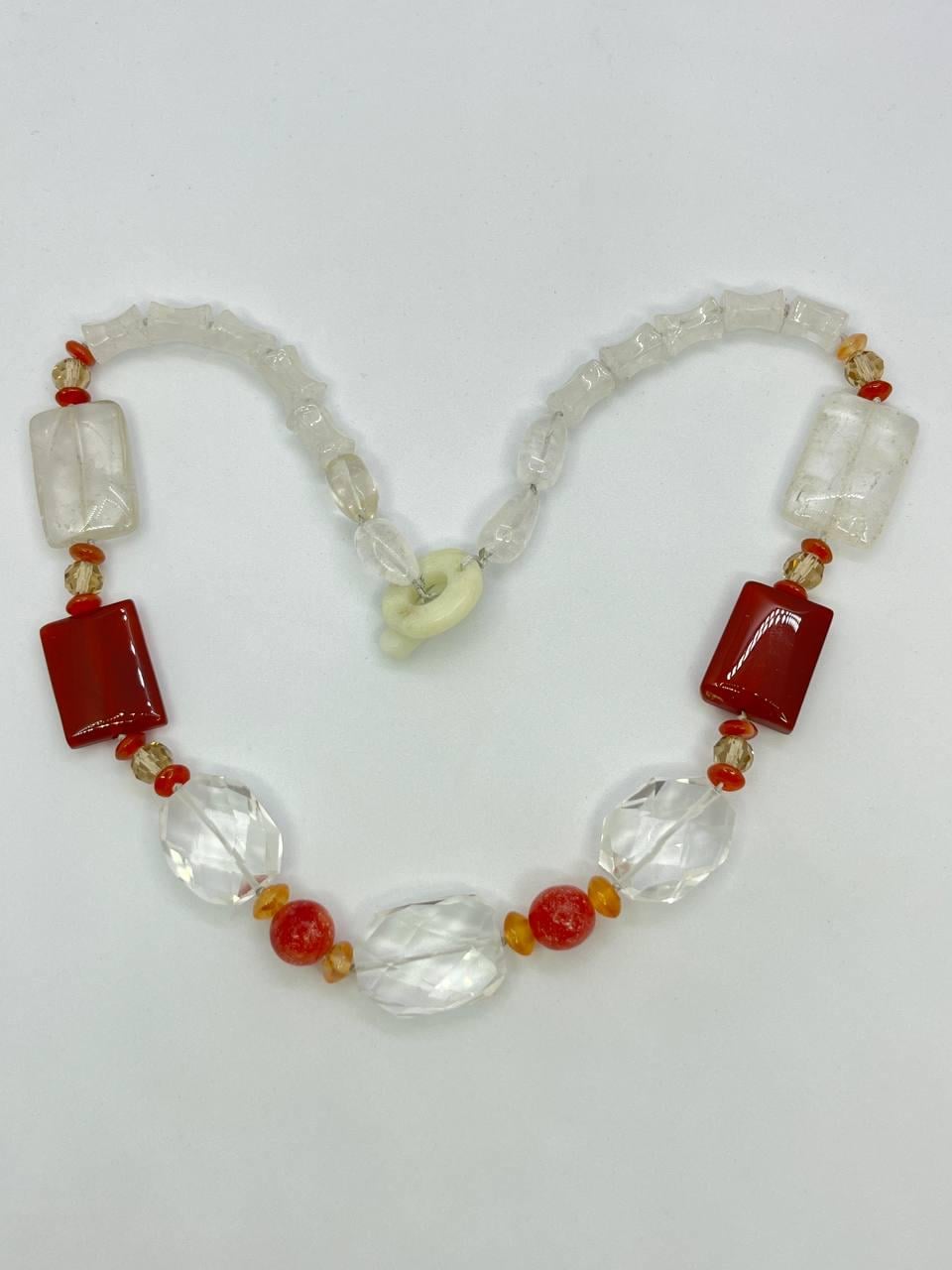 Бусы микс кварц 50 см Разноцветный (10304)