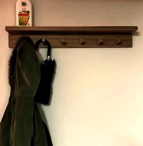 Вешалка для сумок из дерева Лефонт 6 Капучино (ВСУ-603809) Вешалка для сумок из дерева Лефонт 6 Капучино (ВСУ-603809)