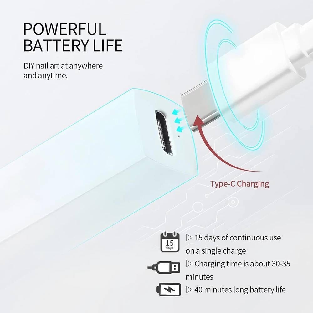 Лампа Led 4 для сушки ногтей на аккумуляторе и USB 3 Вт. - фото 8 Лампа Led 4 для сушки ногтей на аккумуляторе и USB 3 Вт. - фото 8