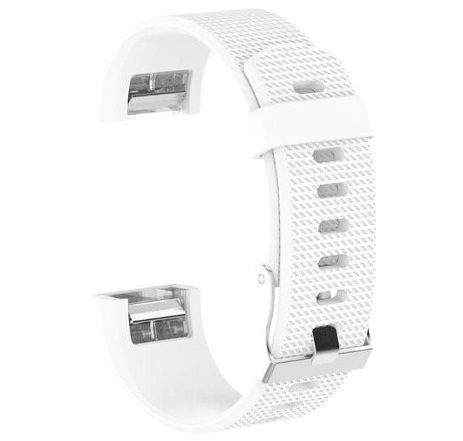 Силиконовый ремешок Primolux для фитнес браслета Fitbit Charge 2 S White (1100124988)